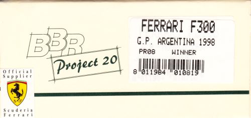 1998 Ferrari F300 Argentina